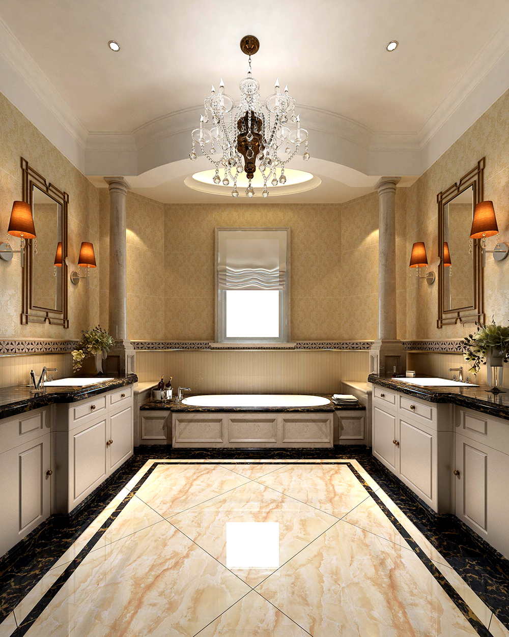 J9集团直营瓷砖KPM36071+KPM36072铺贴利用成效