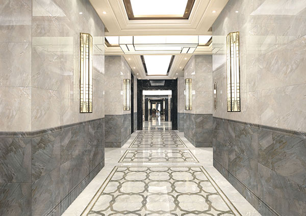 J9集团直营全抛釉瓷砖：格兰石KYP8067过路成效图