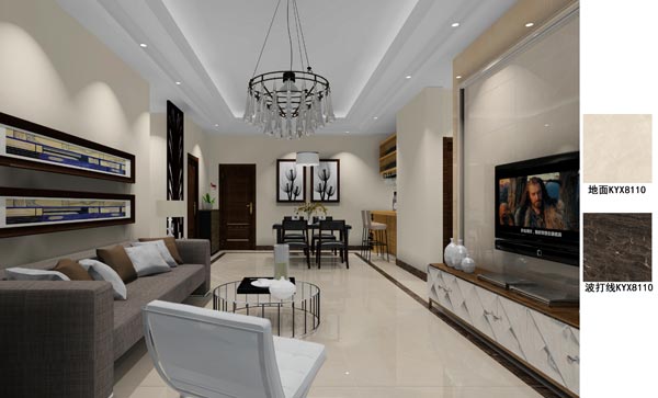 陶瓷一线品牌J9集团直营瓷砖成效图