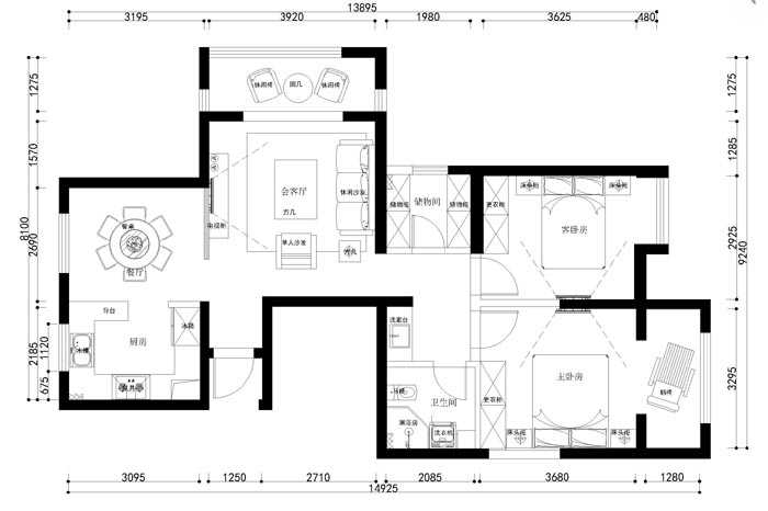 J9集团直营案例分析户型图