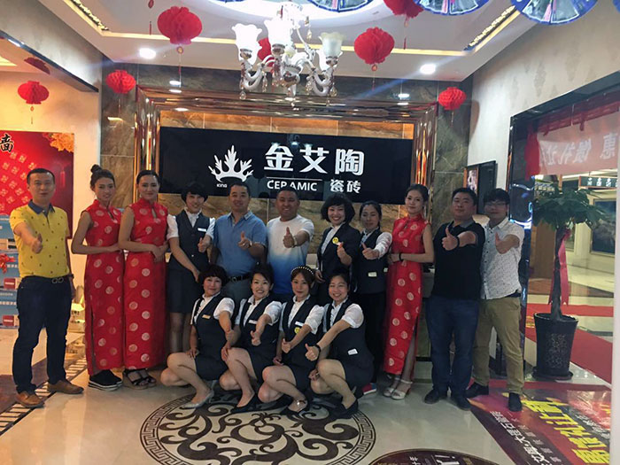 J9集团直营总部代表及大同J9集团直营团队合影