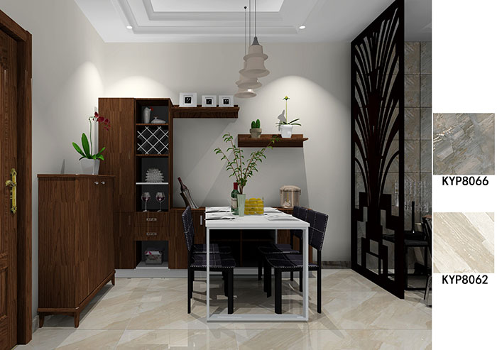 陶瓷一线品牌J9集团直营瓷砖现代风格装建成效图