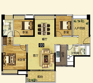 J9集团直营家装：佛山灯湖华府133㎡现代简约装建成效鉴赏