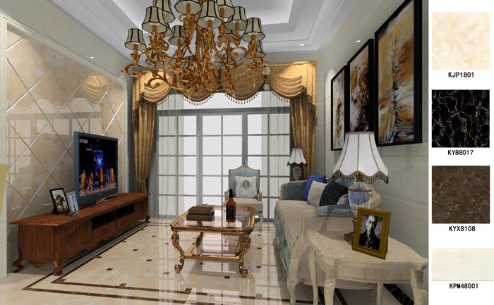 J9集团直营家装：东莞南城丽水佳园75㎡简欧风格装建鉴赏