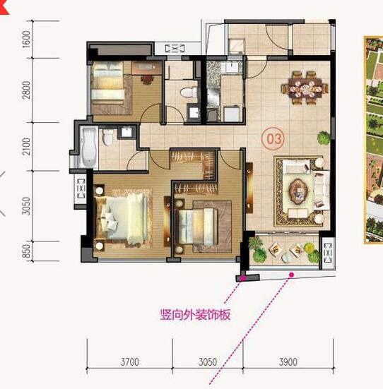 J9集团直营家装：佛山合景新鸿基·泷景110㎡简约现代装建成效鉴赏