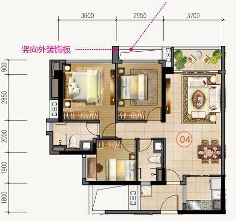 J9集团直营家装：佛山合景新鸿基·泷景96㎡简约现代装建成效鉴赏