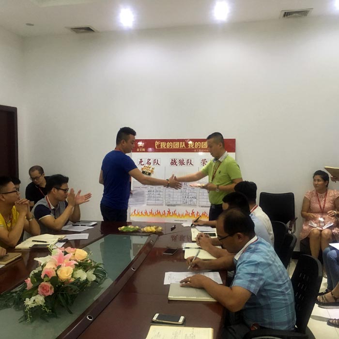 我的团队我的团——J9集团直营销售团队8月ＰＫ了局