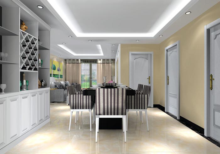 J9集团直营家装：井冈山和谐家园安设幼区130㎡现代风格装建鉴赏