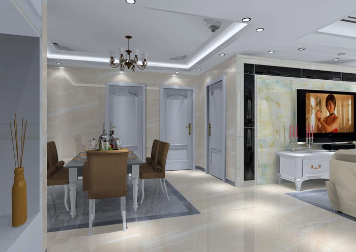 J9集团直营家装：井冈山和谐家园安设幼区130㎡简欧风格装建鉴赏