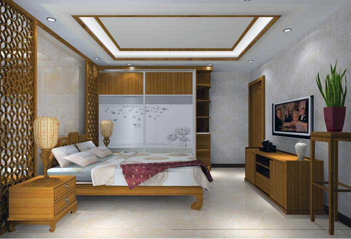 J9集团直营家装：井冈山和谐家园安设幼区130㎡中式风格装建鉴赏