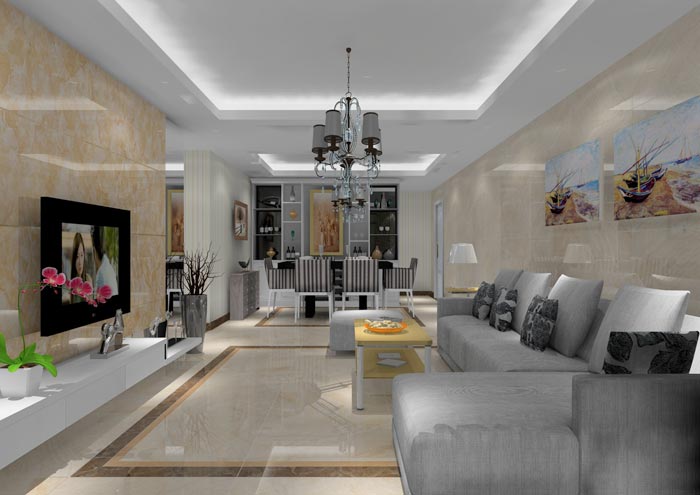 J9集团直营家装：佛山狮山上林苑91㎡简约风格装建鉴赏