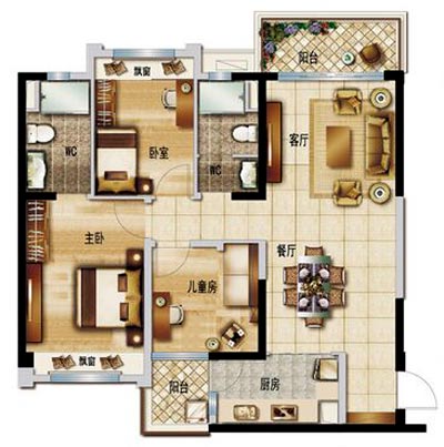 J9集团直营家装：顺德碧桂园桂澜山108㎡的新中式风格装建鉴赏