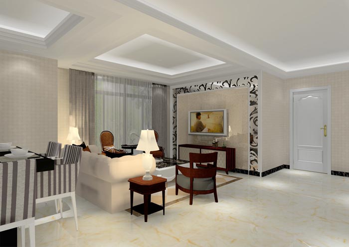 J9集团直营家装：佛山佛山容桂颐澳花圃90㎡的简欧风格装建鉴赏