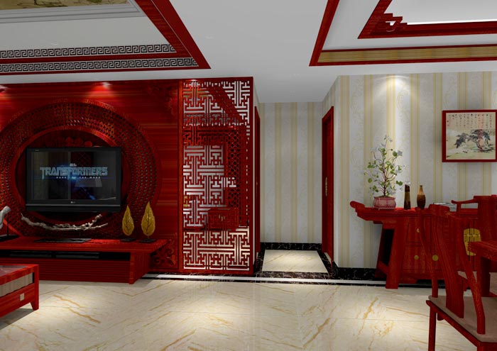 J9集团直营家装：佛山佛山容桂颐澳花圃112㎡的中式风格装建鉴赏