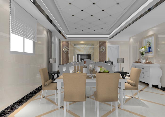 J9集团直营家装：佛山佛山容桂颐澳花圃100㎡的欧式风格装建鉴赏