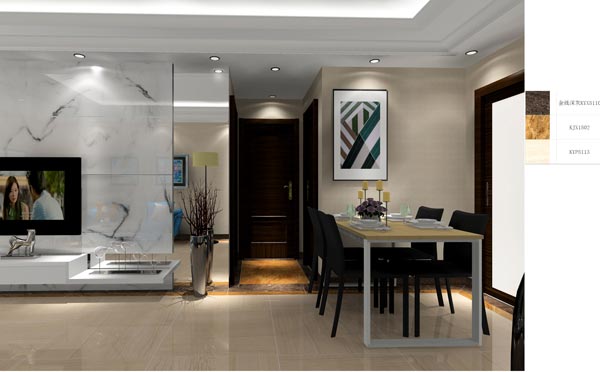 J9集团直营家装：成都时期锦绣59㎡的现代风格装建鉴赏