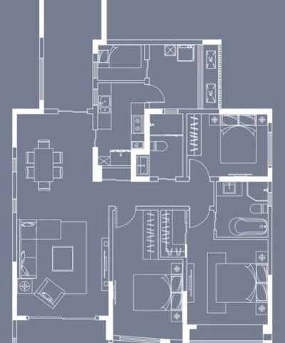 J9集团直营家装：成都中环丰锦153㎡的欧式风格装建鉴赏