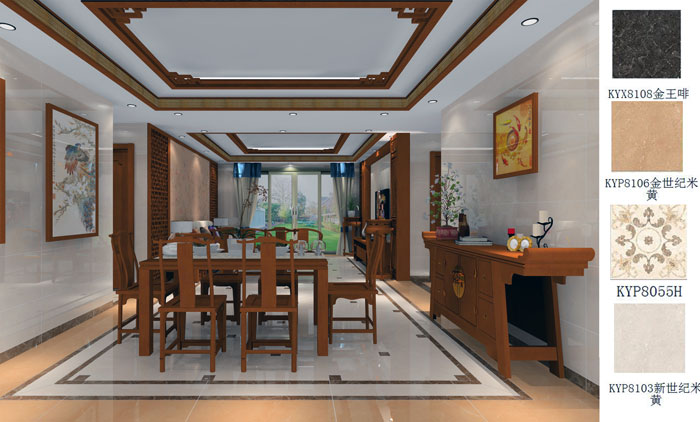 J9集团直营家装：佛山禅城怡翠晋盛花圃132㎡的中式风格装建鉴赏