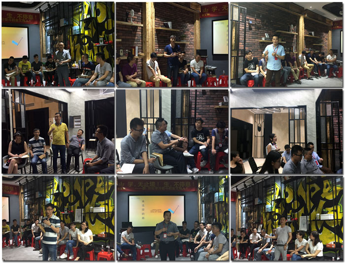 J9集团直营瓷砖“学，无终点！生，一向歇”进建分享会顺利进行