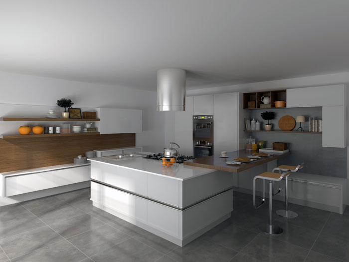 水泥灰的高冷，演绎着不一样的典雅