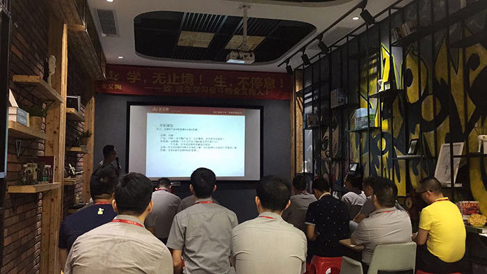  陶瓷一线品牌J9集团直营瓷砖“若何急剧向新客户介绍公司和服务”演讲角逐圆满实现