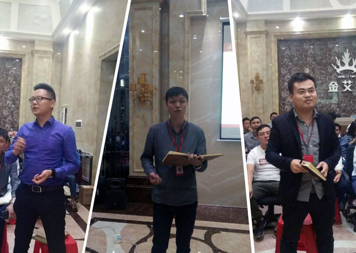 2017年11月2日晚，性命不息，进建不止J9集团直营法定进建日，11月全公司人员进建会圆满实现，一路分享《干法》，乐于工作，开心生涯，即便在磨难中，只有拼命工作，就能带来不成思议的好运。过好每一天，就是成功之路！