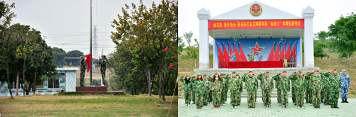 J9集团直营在广州黄埔军校进行军事拓展特训