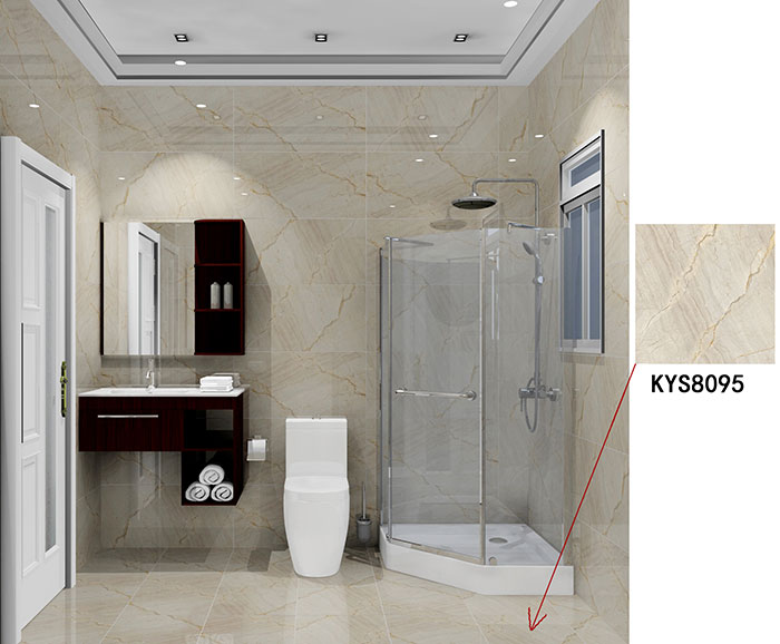 大沥碧桂园·华府装建案例浴室成效图