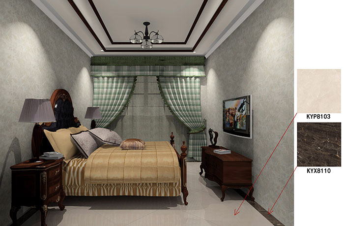 大沥碧桂园·华府装建案例卧室成效图