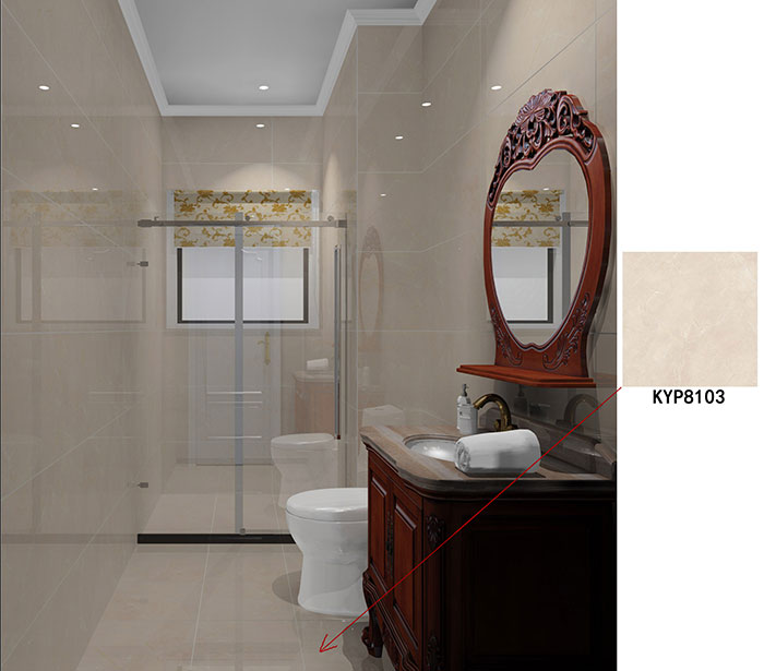 大沥碧桂园·华府装建案例浴室成效图